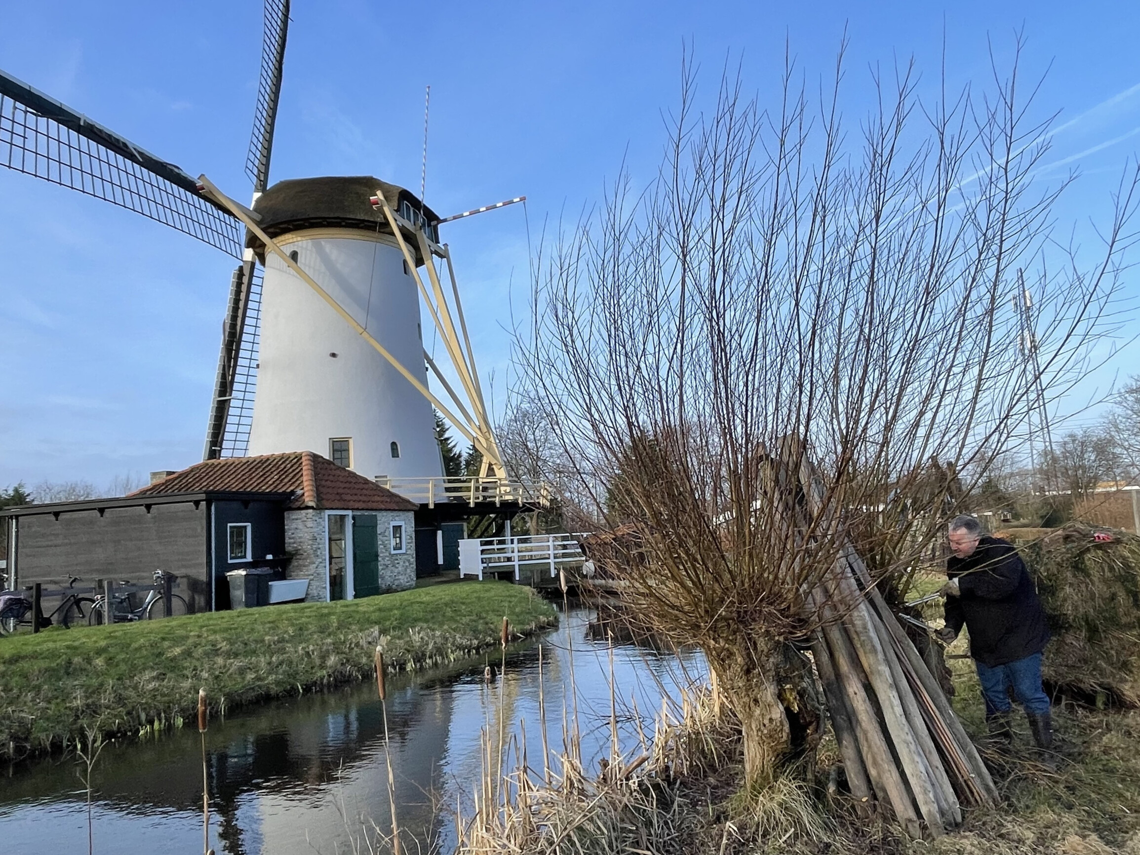 Groenmedewerker bij de Babbersmolen